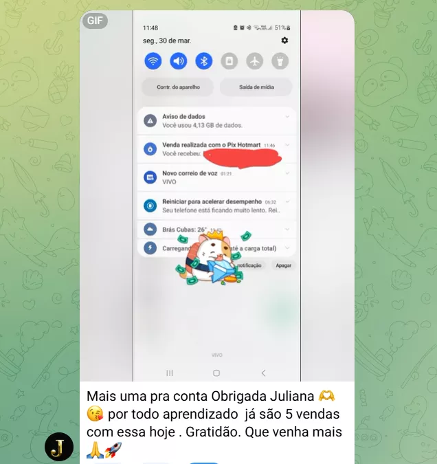 Depoimento da Jucélia